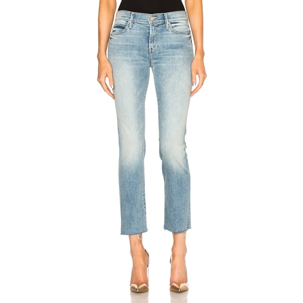 Mother Rascal Ankle Snippet Jeans Wild At Heart 24 - image 1